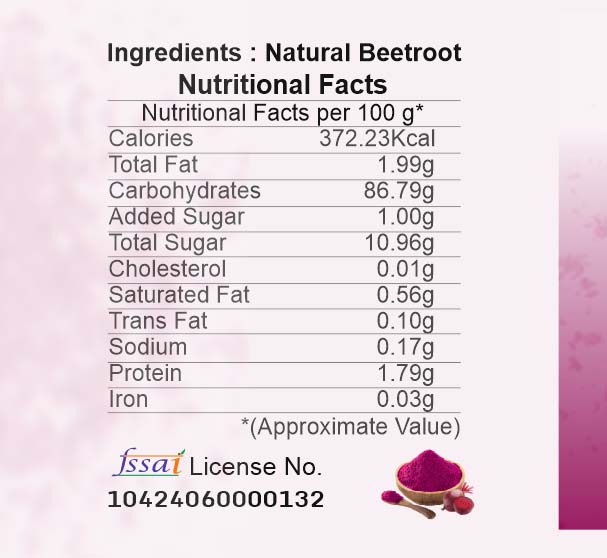Beetroot Powder (500gm) - Image 3