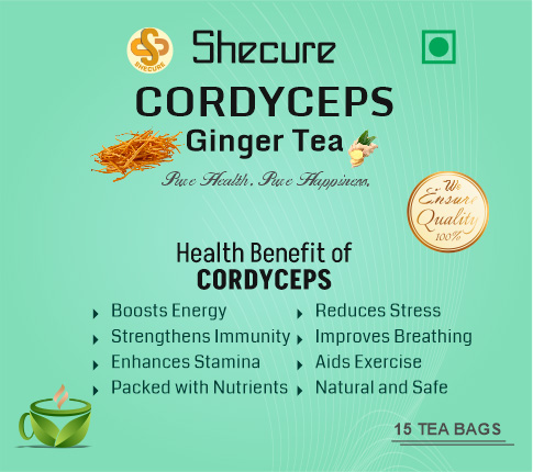 Shecure Cordyceps Ginger Tea