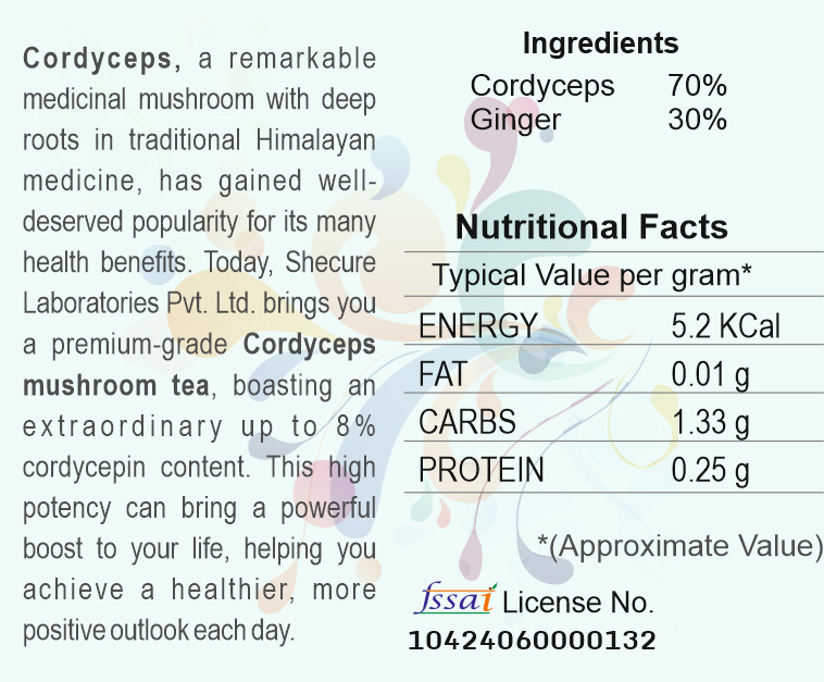 Shecure Cordyceps Ginger Tea - Image 2