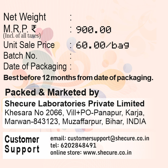 Shecure Cordyceps Cardamom Ginger Tea (15 bags) - Image 2