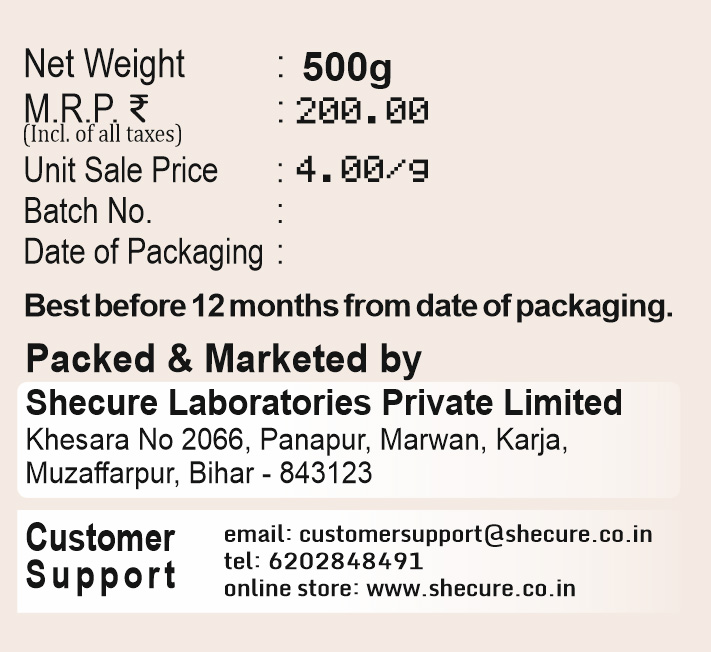 Shecure Flaxseed (Tisi Powder) (500g) - Image 3