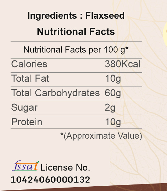 Shecure Flaxseed (Tisi Powder) (500g) - Image 2